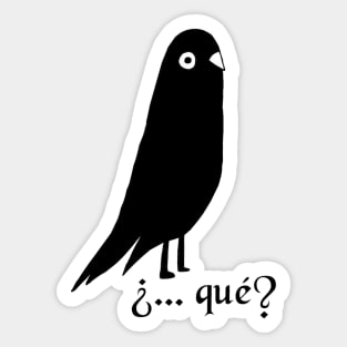 El cuervo no entiende Sticker